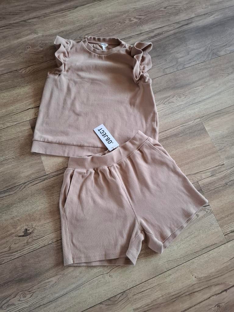 Co ord set. Object. Beige nude pak. Costes. Pieces. M/L., Kleding | Dames, Overige Dameskleding, Ophalen of Verzenden, Zo goed als nieuw