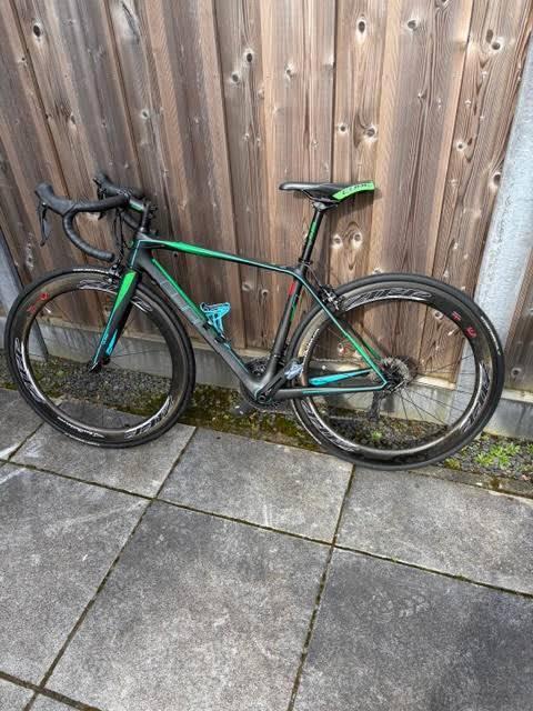 Carbon racefiets dames met 404 zipp velgen en maat 50, Fietsen en Brommers, Fietsen | Racefietsen, Zo goed als nieuw, Dames, Overige merken