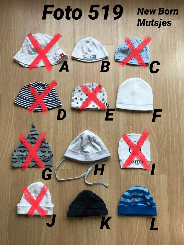 Baby muts new born zgan jongen *foto 519*, Kinderen en Baby's, Kinderkleding | Mutsen, Sjaals en Handschoenen, Ophalen of Verzenden