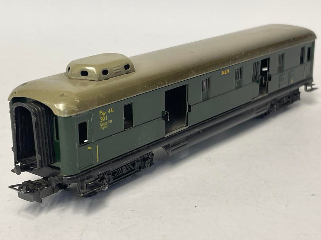 ** COLLECTORS ITEM ** ZEER MOOI * Märklin 346/4 ** METAAL **, Hobby en Vrije tijd, Modeltreinen | H0, Wisselstroom, Wagon, Ophalen of Verzenden