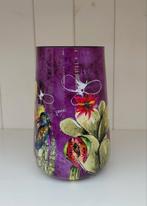TS collection exotic bloemenvaas nieuw. Paarse tinten, Huis en Inrichting, Woonaccessoires | Vazen, Ophalen, Overige kleuren, Nieuw