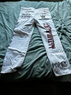 Daily Paper spijkerbroek wit met graffiti letters, Ophalen of Verzenden, Zo goed als nieuw, Wit, Overige jeansmaten