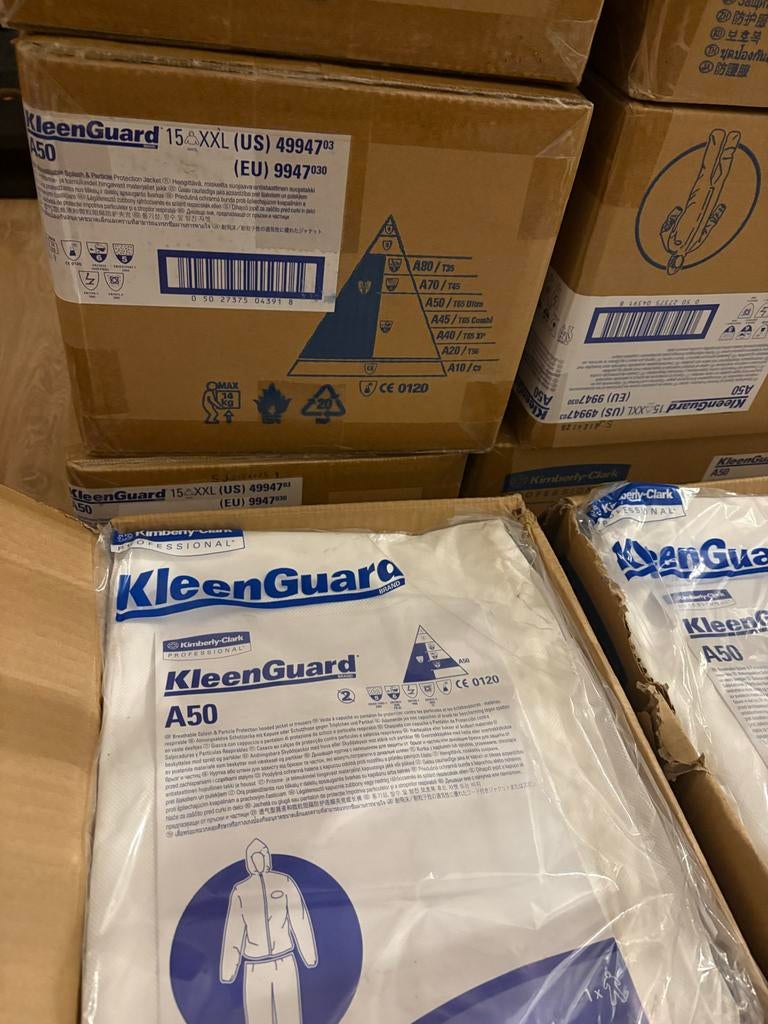 Partij KleenGuard A50 Overalls XXL, Ophalen of Verzenden, Nieuw