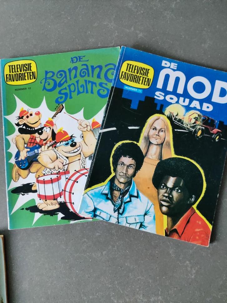 Televisie Favorieten: De Mod Squad (nr. 11) & De Banana Spli, Boeken, Stripboeken, Gelezen, Ophalen of Verzenden