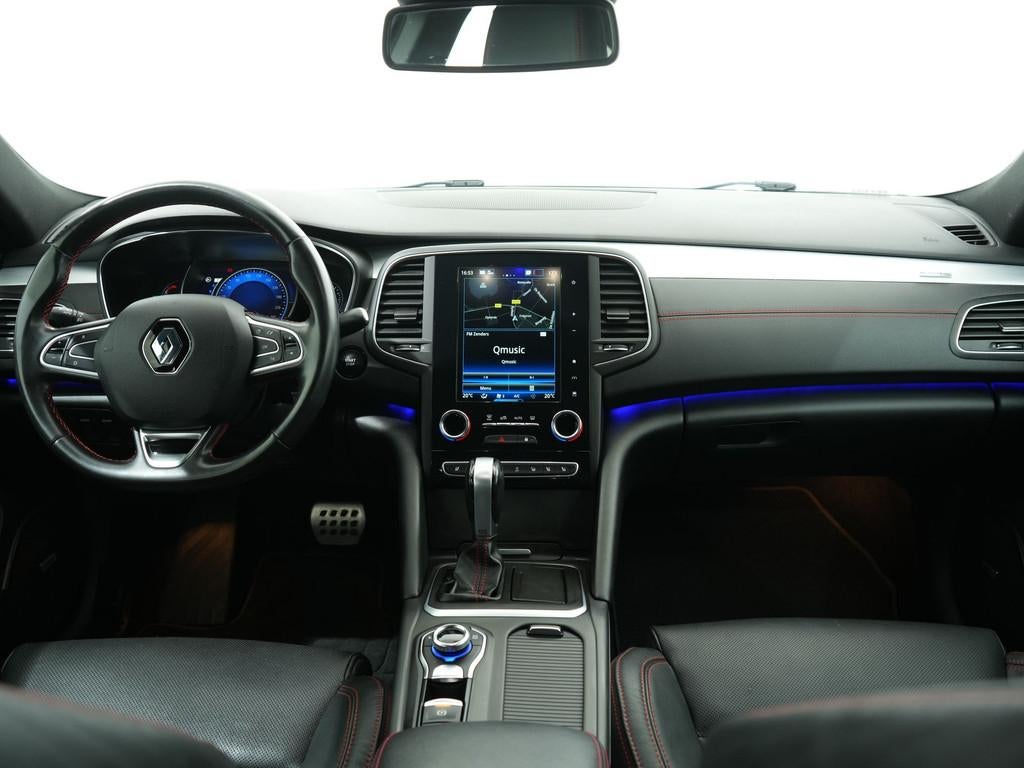 Renault Talisman TCE 160PK S-EDITION EDC | Leer | 4CONTROL |, Auto's, Renault, 4 cilinders, Wit, 1376 kg, Sedan