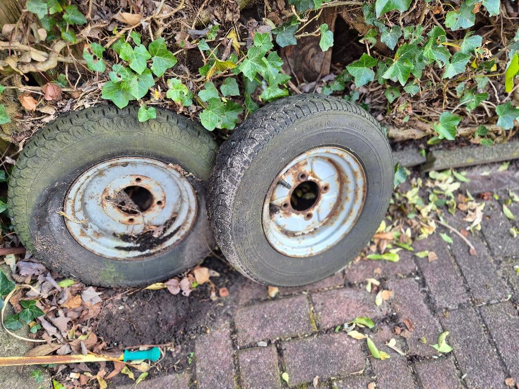 Franse steek  trailer aanhanger, Ophalen, Gebruikt, Universele onderdelen