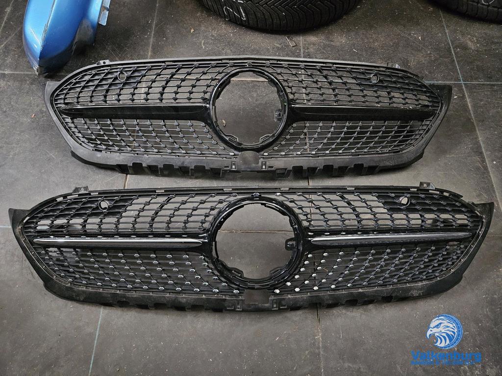 Originele Mercedes A-Klasse W177 Diamond Grill zwart Distron, Gebruikt, -, Ophalen of Verzenden, -