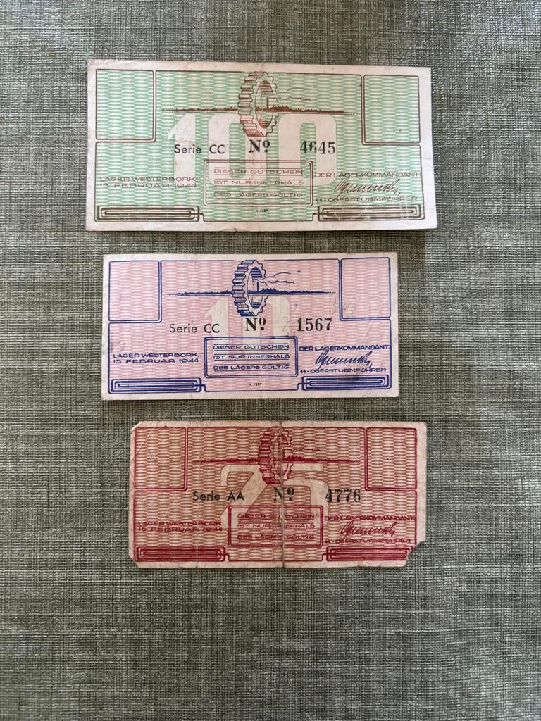 Lager Westerbork Gutschein, Postzegels en Munten, Ophalen of Verzenden