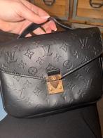 Elegante Louis Vuitton Schoudertas - Zwart Leer, Verzenden, Gebruikt, Zwart, Schoudertasje