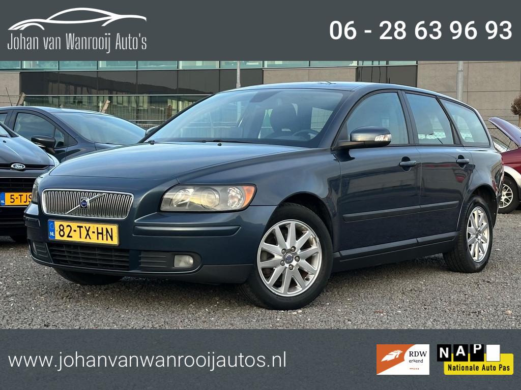 Volvo V50 1.8 Edition I/AIRCO/NAVIGATIE/NW APK, Voorwielaandrijving, 125 pk, Zwart, 4 cilinders