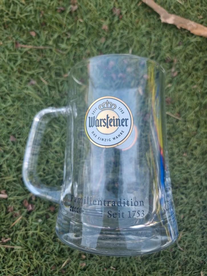 Warsteiner Bierpul - Familientradition Sinds 1753, Verzamelen, Biermerken, Nieuw, Pul(len), Overige merken, Ophalen of Verzenden