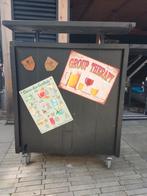 Mobiele bar met licht en stopcontact, Ophalen