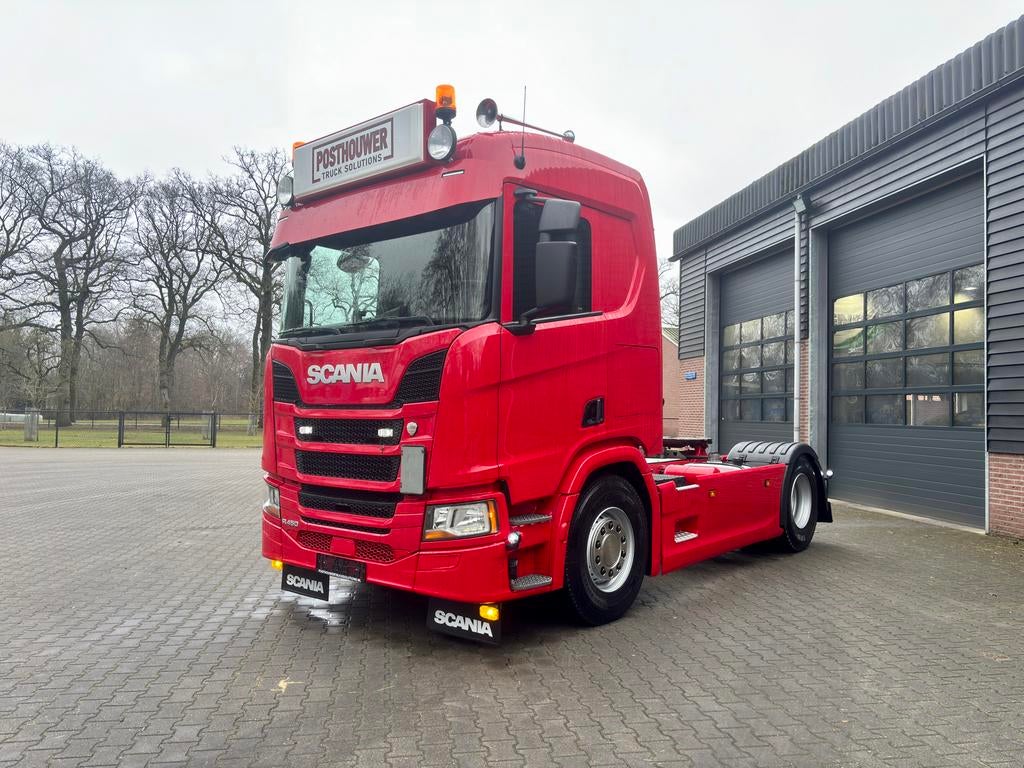 Scania R450 PTO en nieuwe banden, Auto's, Automaat, Euro 6, Scania, Diesel