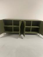 Dressoir 180 cm breed Metaal 4 groen deuren  voorraad, Metaal dressoir  groen 4 deuren snel te leveren laagste prijs, 150 tot 200 cm