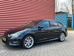 Seat Leon FR ST 2.0 TDI 184PK DSG 2014 Zwart Automaat, Auto's, Seat, 4 cilinders, Leon, Leder en Stof, Zwart
