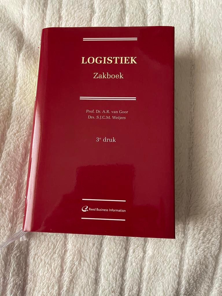 Logistiek Zakboek - Prof. Dr. A.R. van Goor, Ophalen of Verzenden, Gamma, Zo goed als nieuw, HBO