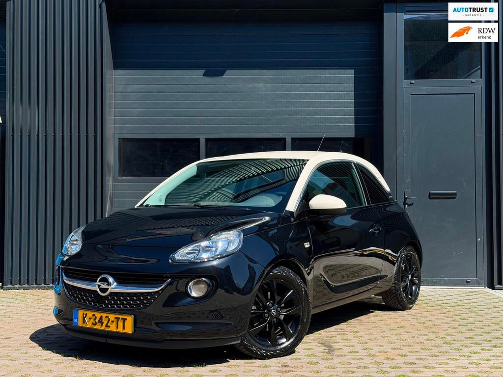 Opel ADAM 1.4 Glam | Cruise | Stoelverwarm | Parkeersensor, Auto's, Opel, Voorwielaandrijving, Gebruikt, 4 cilinders, Zwart