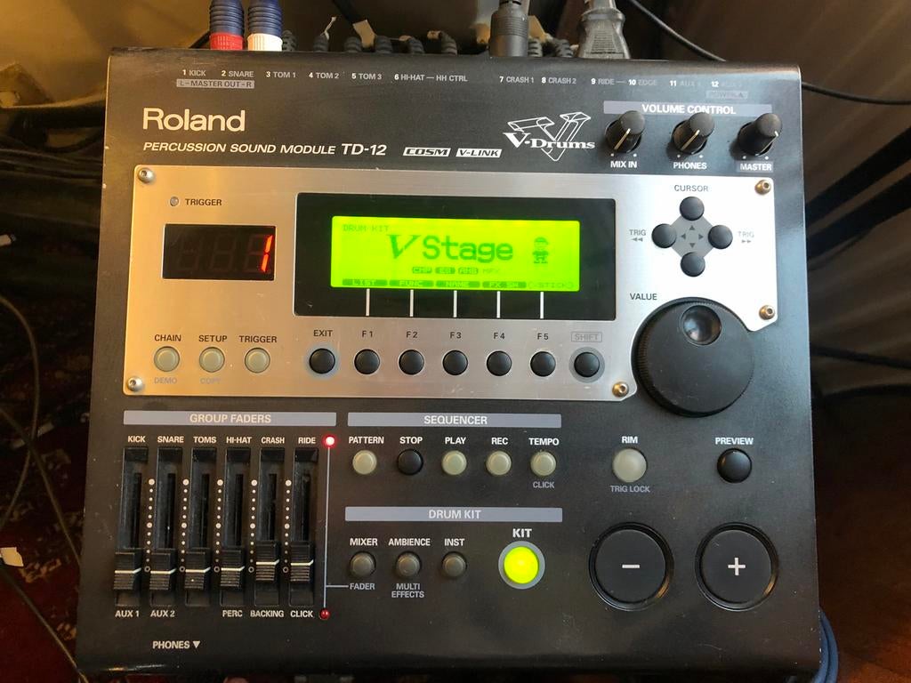 Roland TD12, Ophalen, Gebruikt, Roland