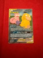 Slowpoke & Psyduck GX TAG TEAM Pokémon Kaart, Ophalen of Verzenden, Zo goed als nieuw, Losse kaart, Foil