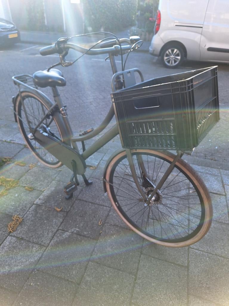 Cortina transportfiets 28 inch 50cm, Fietsen en Brommers, Fietsen | Meisjes, Gebruikt, Cortina U4 Transport, Versnellingen, Trommelrem