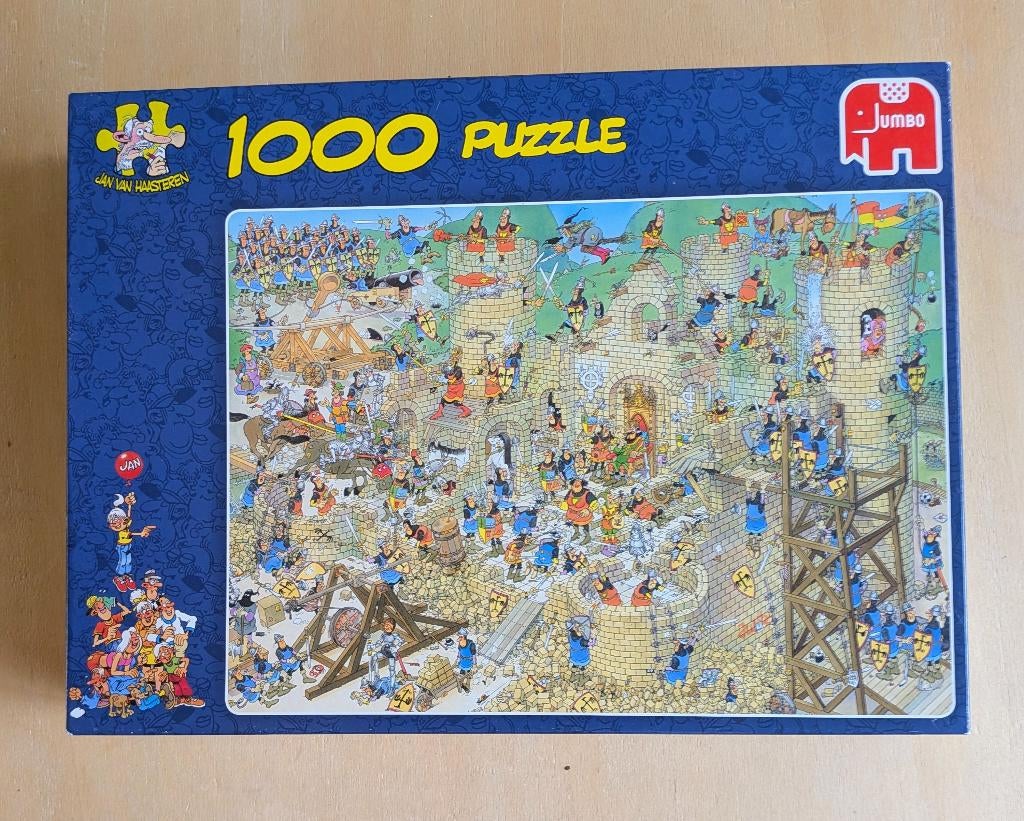 Jan van HAASTEREN PUZZEL, Ophalen of Verzenden, 500 t/m 1500 stukjes, Gebruikt, Legpuzzel