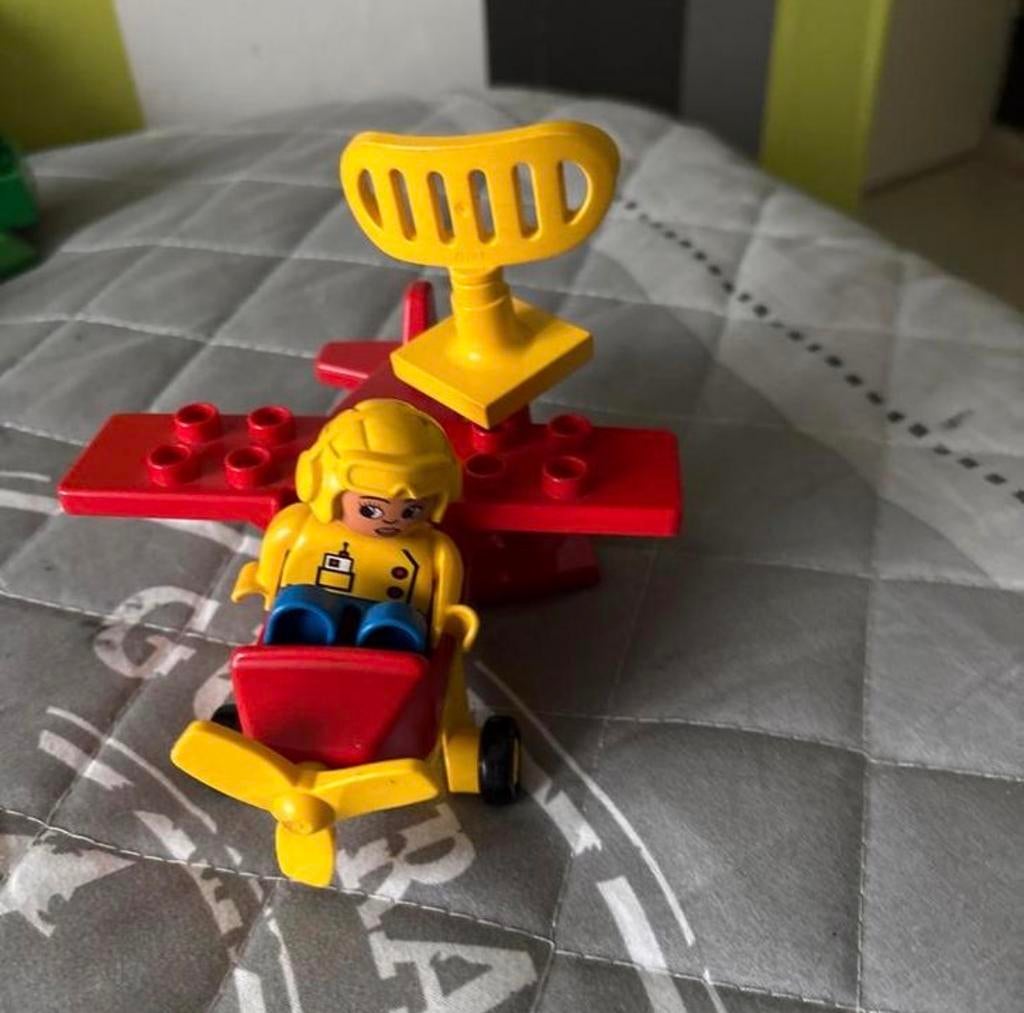 Leuk Duplo vliegtuig met sonar - Uren speelplezier!, Kinderen en Baby's, Speelgoed | Duplo en Lego, Ophalen of Verzenden, Zo goed als nieuw