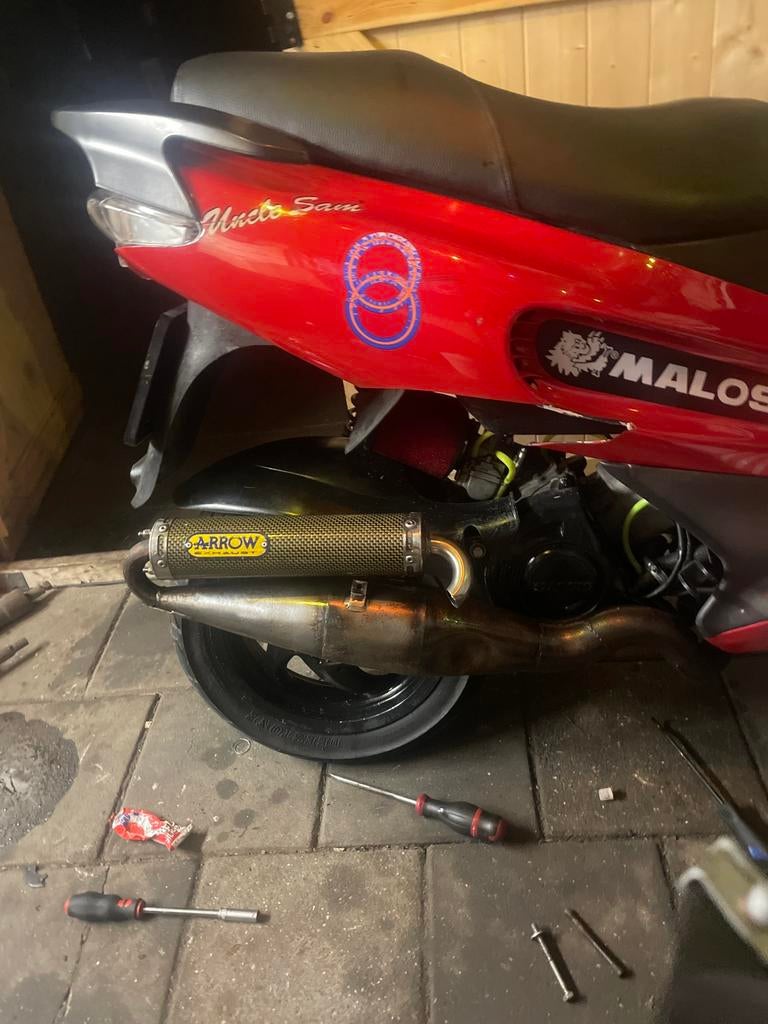 Arrow uitlaat terugloop 125 180cc, Motoren, Tuning en Styling, Ophalen of Verzenden