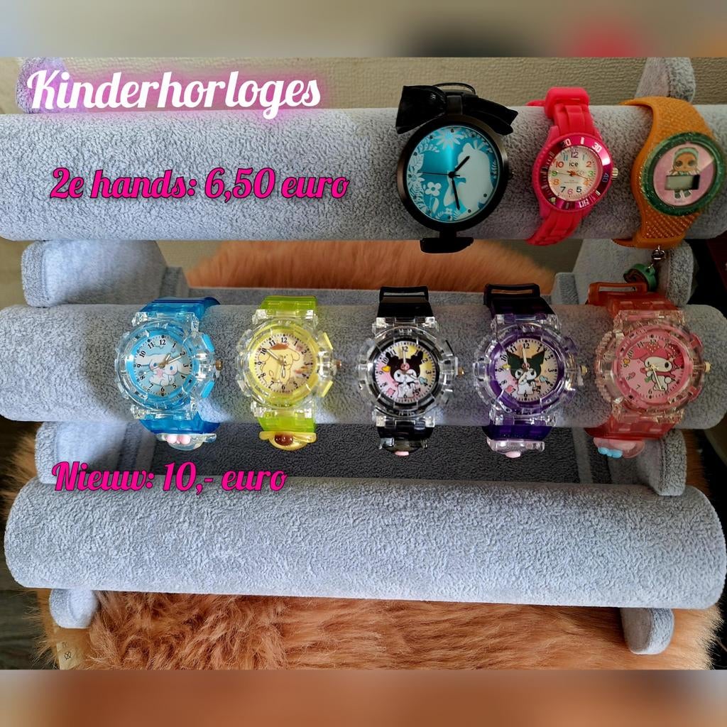 Horloges nieuw & 2ehands Disney, Ice Watch, hello kitty, LOL, Ophalen of Verzenden, Nieuw, Roze, Jongen of Meisje