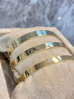 14k Gouden Cartier Model Armbanden, Ophalen of Verzenden, Zo goed als nieuw, 17 tot 18, Dame