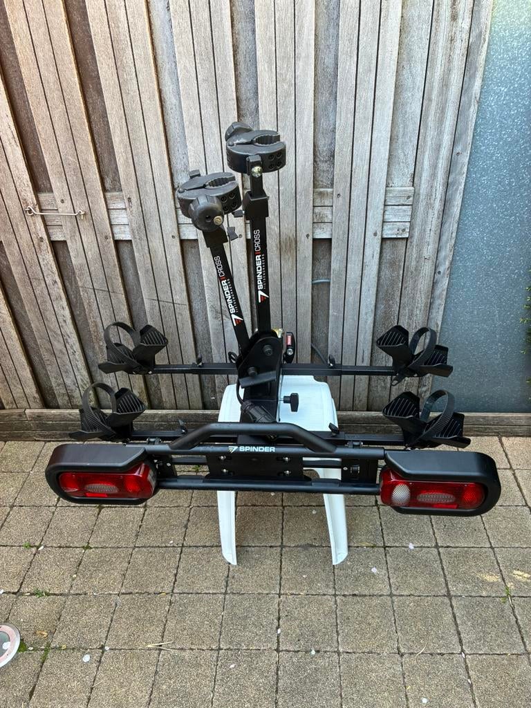 Spinder Cross fietsdrager onderdelen nodig ?, Auto diversen, Fietsendragers, Verzenden, 2 fietsen, Zo goed als nieuw, Trekhaakdrager