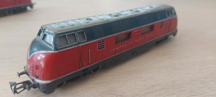 Märklin DB V 200 027 dieselloc artikelnummer 3021, Hobby en Vrije tijd, Modeltreinen | H0, Zo goed als nieuw, Wagon, Wisselstroom