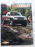 Folder Chevrolet S10 1999, Ophalen of Verzenden, Nieuw, Chevrolet