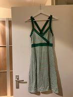 King Louie zomerjurk M bretonse streep katoen groen/wit, Ophalen of Verzenden, Gedragen, Knielengte