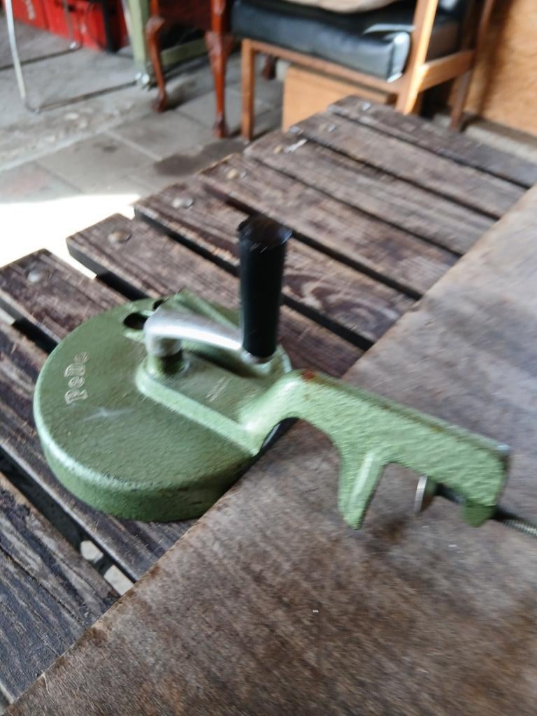 Vintage PeDe Snijbonenmolen - Groen, Huis en Inrichting, Keuken | Keukenbenodigdheden, Ophalen, Metaal, Overige merken, Groen