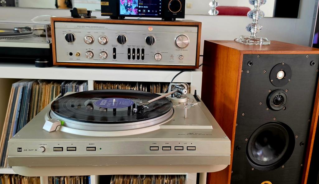 Dual 627 Q Platenspeler - Goed Werkend Instapmodel, Audio, Tv en Foto, Platenspelers, Ophalen, Gebruikt, Platenspeler, Dual