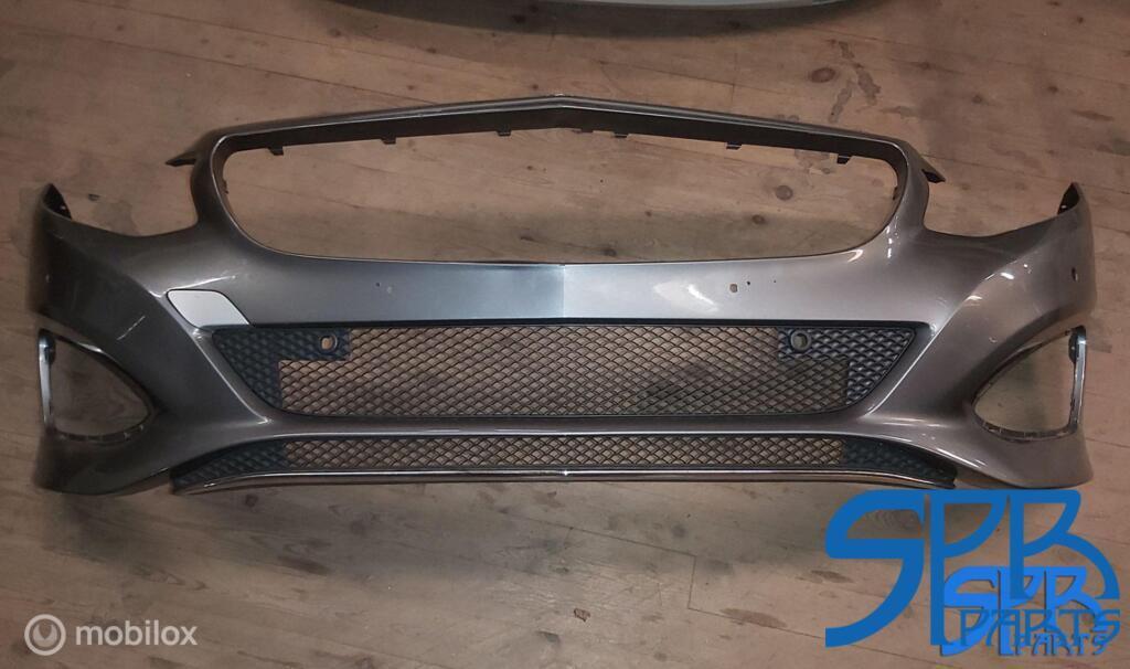 Voorbumper MERCEDES B-KLASSE W246 MOPF FACELIFT GRILL CHROOM, Gebruikt, Voor, Mercedes-Benz, Ophalen of Verzenden