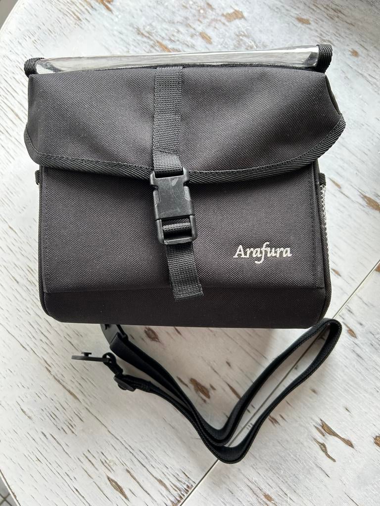 Arafura stuurtas voor op de fiets., Ophalen, Gebruikt