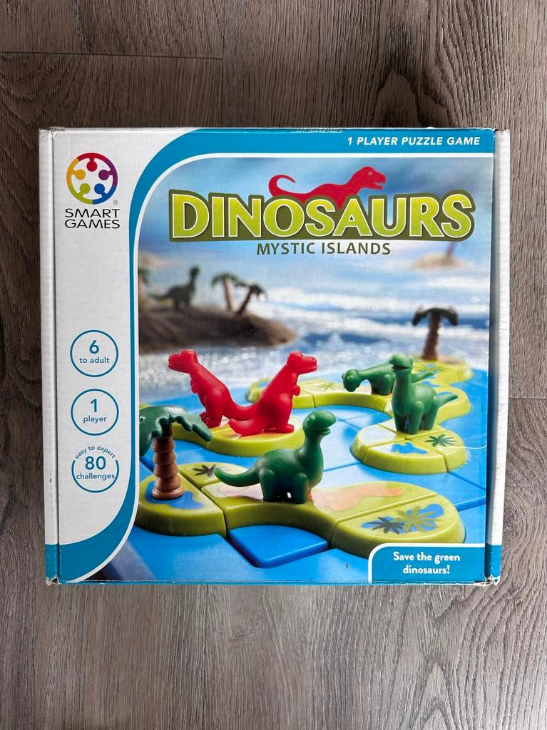 SmartGames Dinosaurs: Mystic Islands - Logica Puzzelspel, Hobby en Vrije tijd, Gezelschapsspellen | Bordspellen, Een of twee spelers