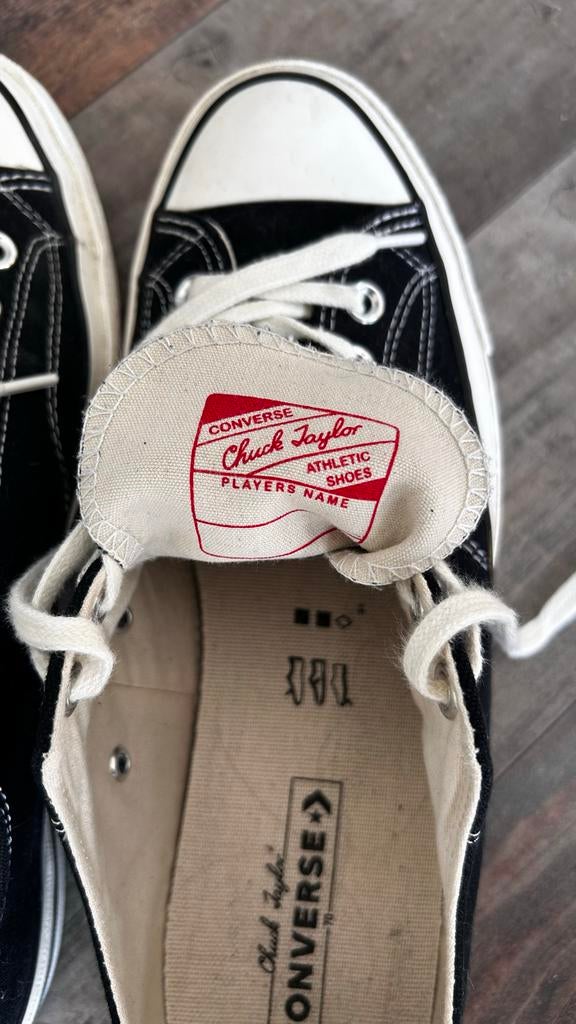 Converse Chuck Taylor, Ophalen of Verzenden, Gedragen, Zwart, Sneakers of Gympen