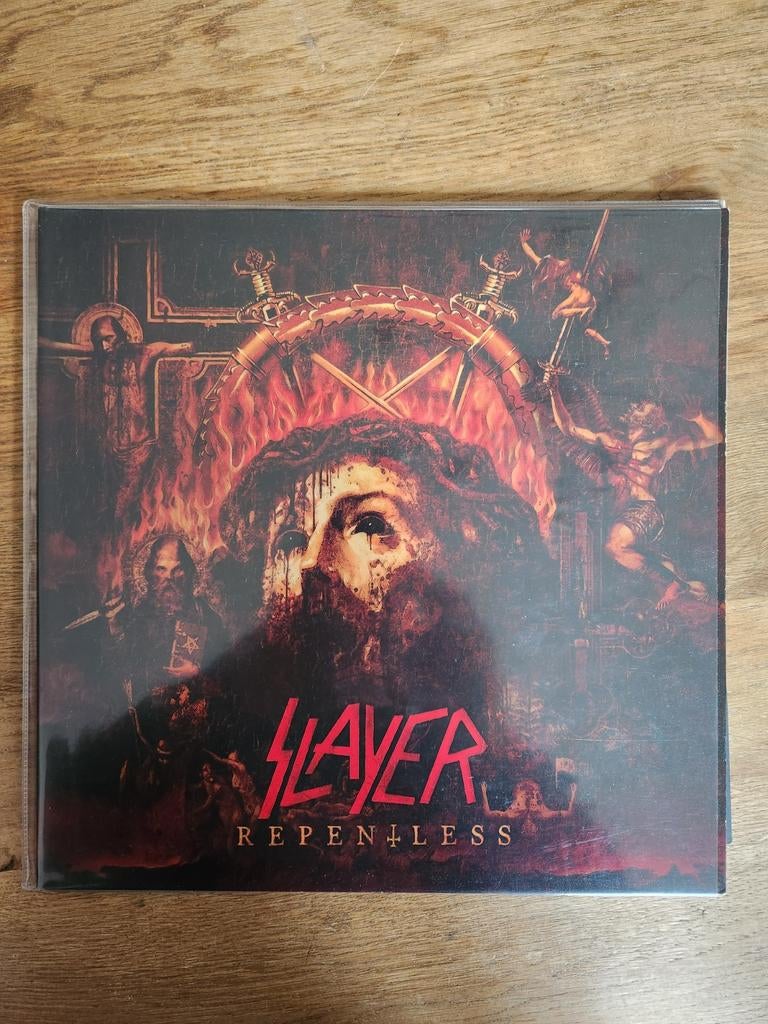 Slayer - Repentless LP 2015, Cd's en Dvd's, Vinyl | Hardrock en Metal, Ophalen of Verzenden, Zo goed als nieuw