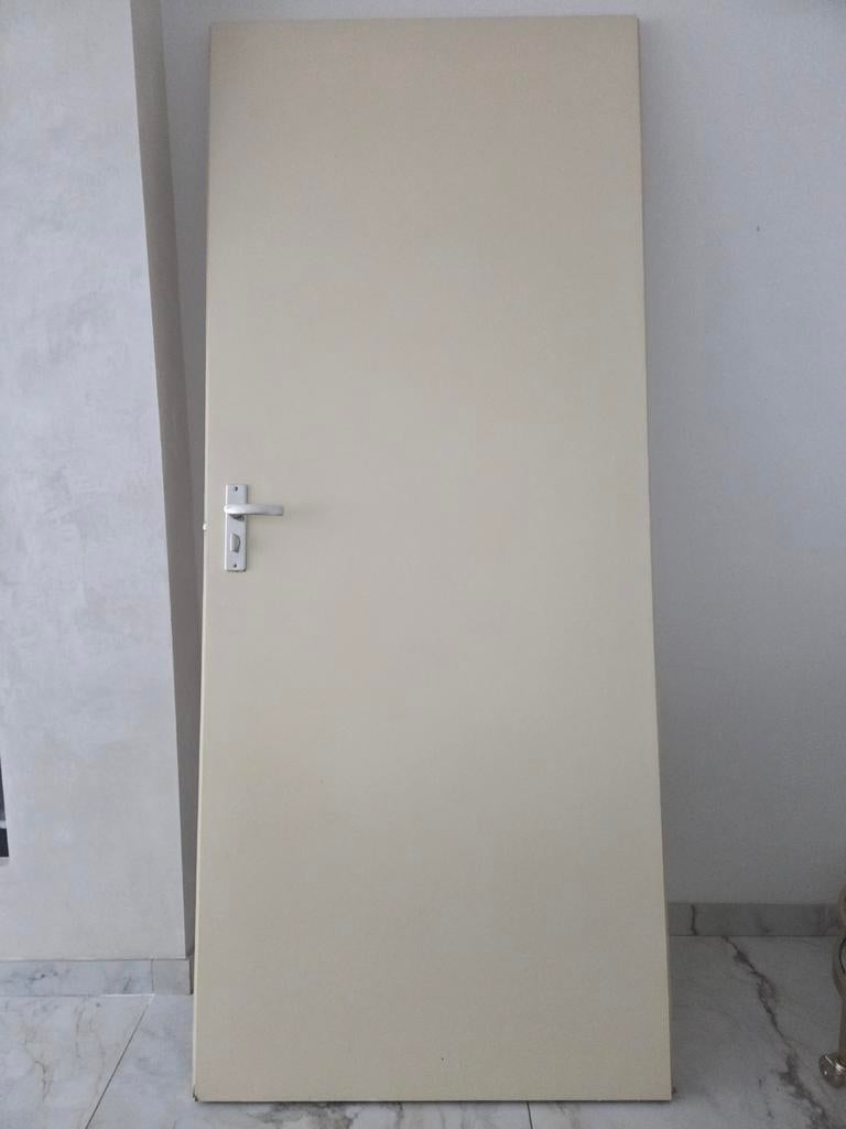 Binnendeur opdekdeur linksdraaiend 201.5 X 83, Doe-het-zelf en Verbouw, Deuren en Horren, Ophalen of Verzenden