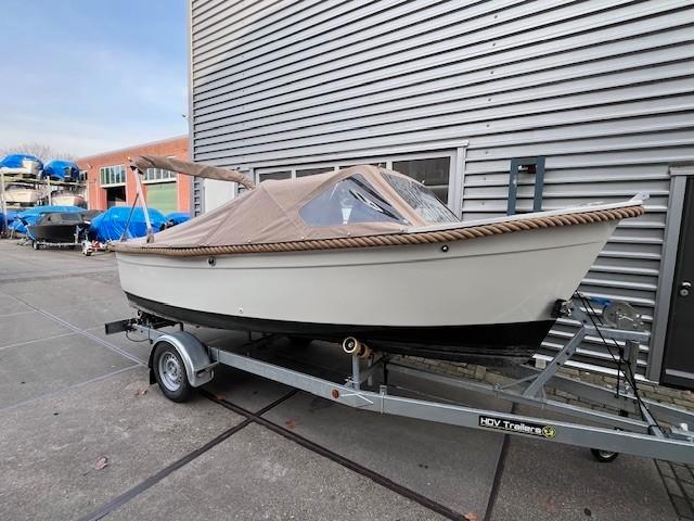 UNIEKE HARDY 18 NAVIGATOR I SUZUKI EFI 9.9 PK, Watersport en Boten, Sloepen, Gebruikt, Tot 10 pk, 3 tot 6 meter, Buitenboordmotor