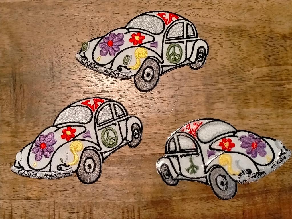 Volkswagen VW Kever vintage Hippie love peace patch embleem, Ophalen of Verzenden, Nieuw, Overige typen