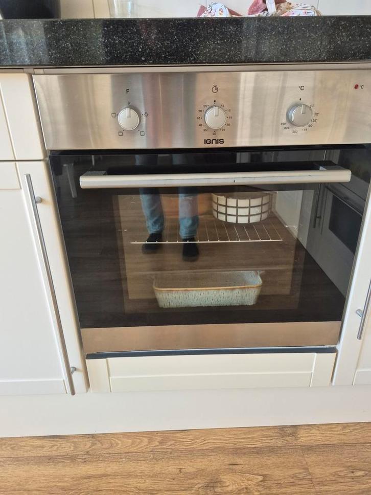 Ignis inbouwoven 60cm, Witgoed en Apparatuur, Ovens, Gebruikt, 45 tot 60 cm, Ophalen