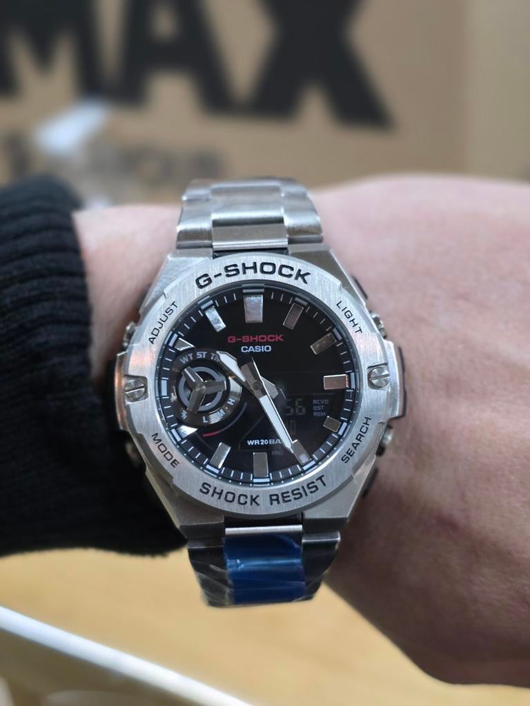 Casio G-Shock GST-B500 - Zeer goede staat, nieuwe band, Ophalen, Zo goed als nieuw, Casio