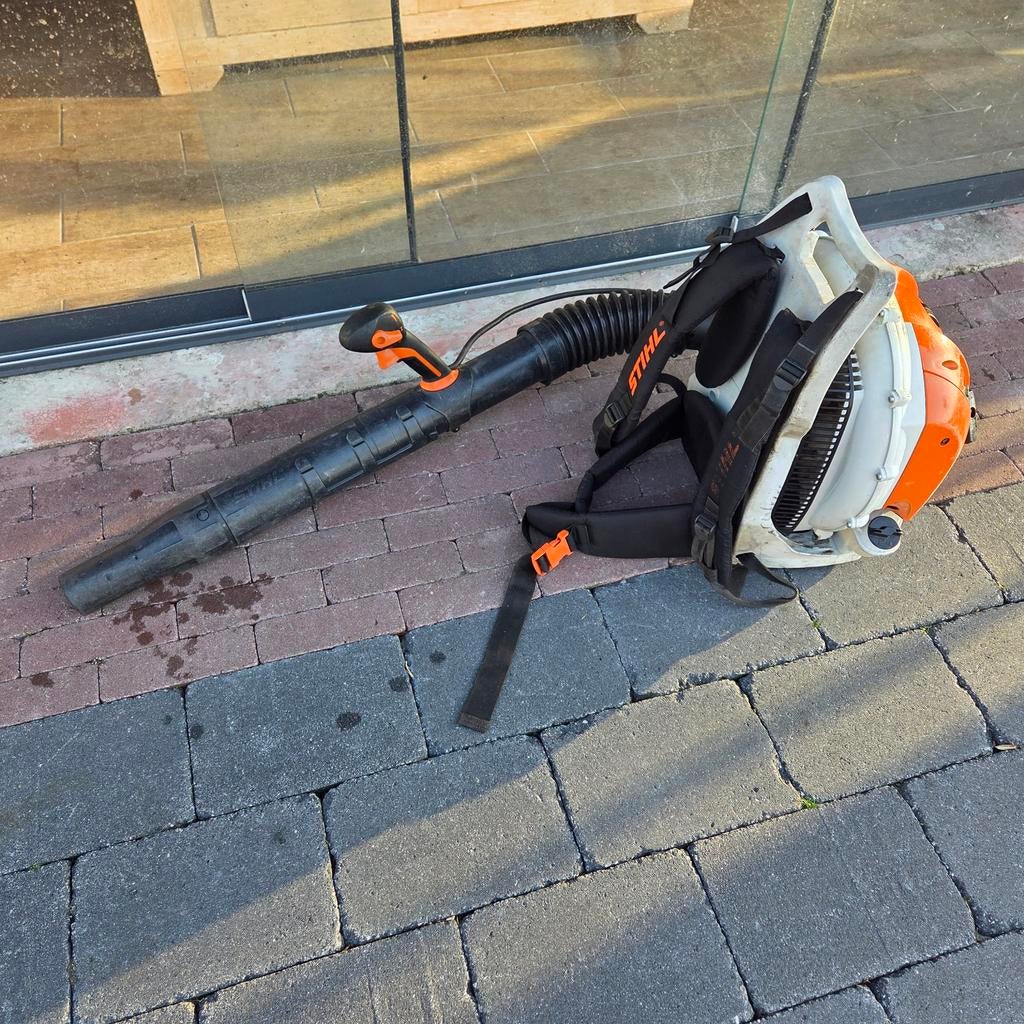 Stihl BR 600 Bladblazer - Krachtig en Betrouwbaar, Tuin en Terras, Bladblazers, Ophalen, Gebruikt, Ruggedragen, Stihl