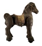714. Metalen speelgoedpaard, MOBO Toys - Bronco, Engeland, Antiek en Kunst, Antiek | Speelgoed, Ophalen of Verzenden