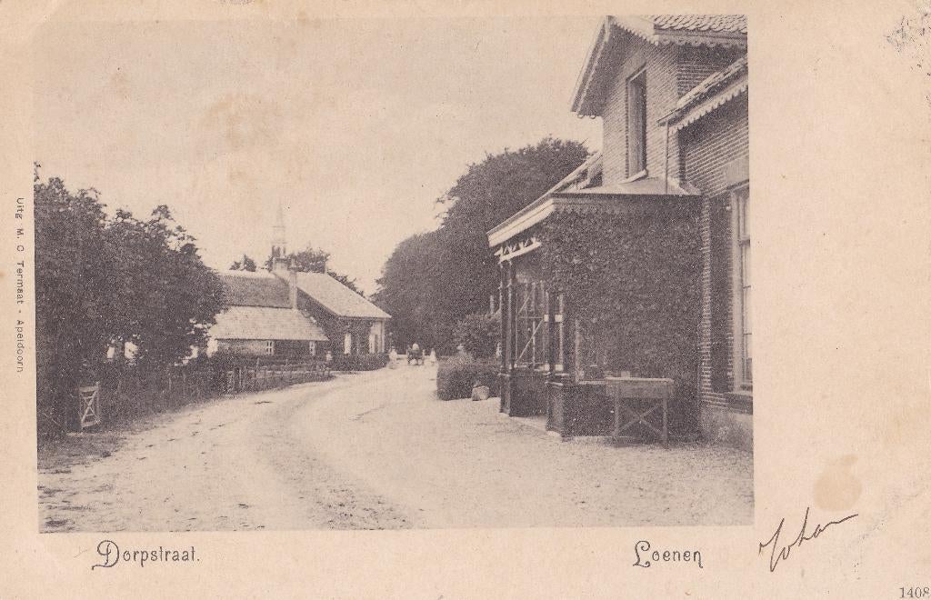 Loenen Dorpstraat, Ophalen of Verzenden, Voor 1920, Ongelopen, Gelderland