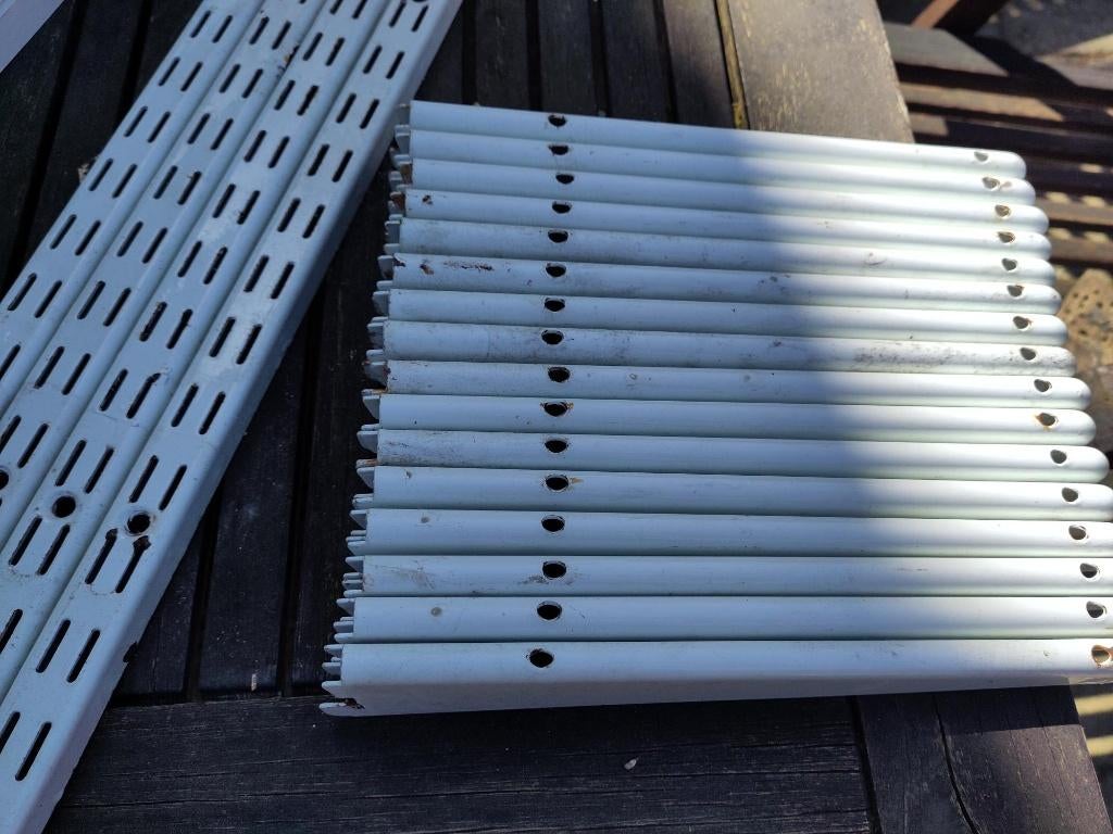 4 opbergplanken met ophangsysteem, Huis en Inrichting, Woonaccessoires | Wandplanken en Boekenplanken, Ophalen, Gebruikt