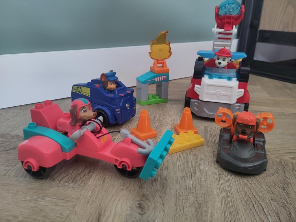 Paw Patrol Mega bloks Lego 3 sets, Ophalen of Verzenden, Zo goed als nieuw